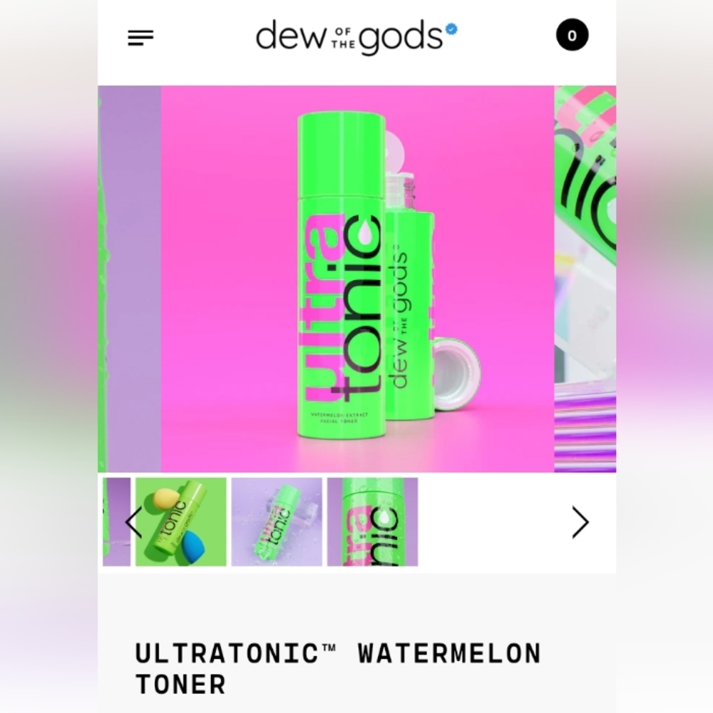 Dew Of The God's Ultra Tonic Watermelon Extract Facial Toner